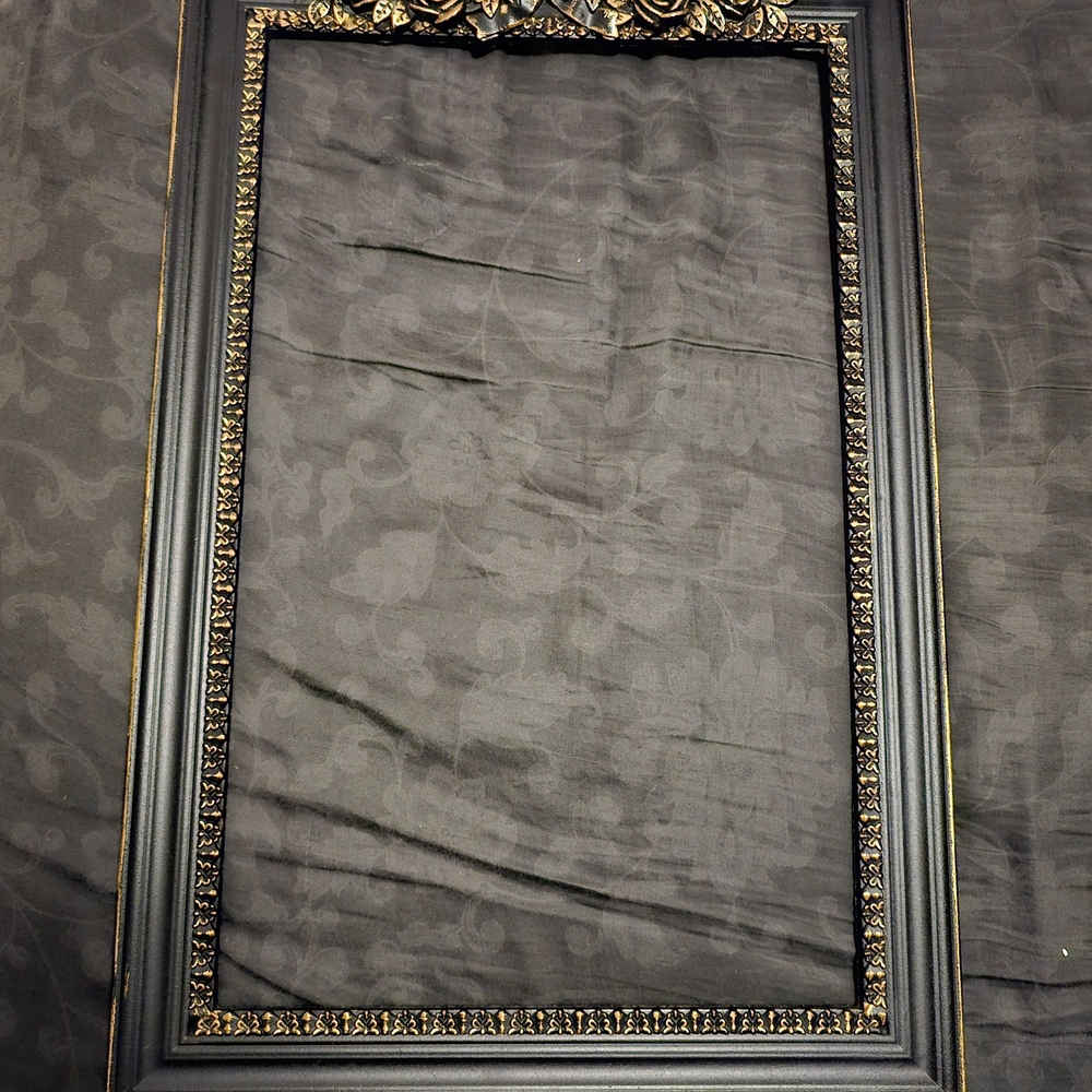 Elegant Black and Gold Wall Frame